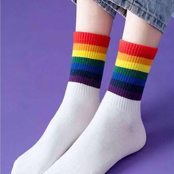 Colorful Striped Ankle Socks NEW (3 Pair) - Picture 7 of 8